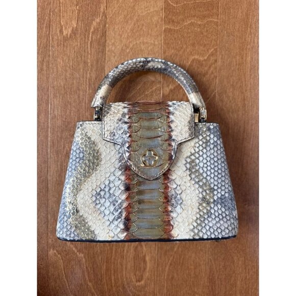 multicolour python capucines louis vuitton handbag - Picture 10 of 12